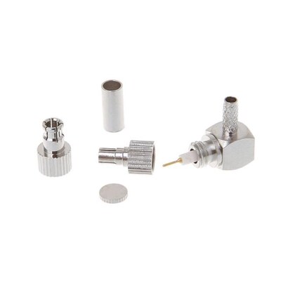2 In 1 TS9/CRC9 Male Right Angle RF Connector Coaxial Adapte