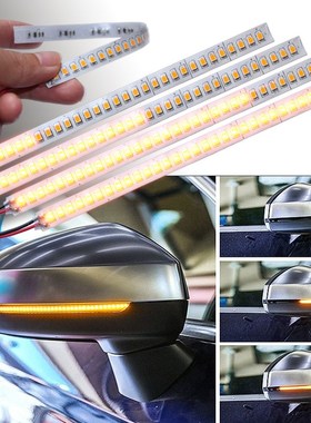 1 Pcs Car Rearview Mirror Indicator Lamp Streamer Strip Flow