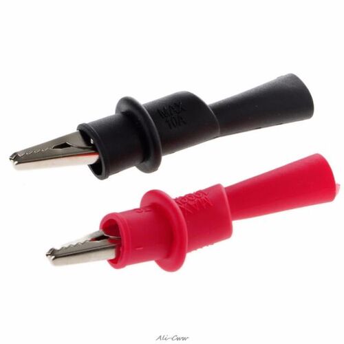 2018 1 Pair Alligator Crocodile Test Clip Clamp 适用于 Multi