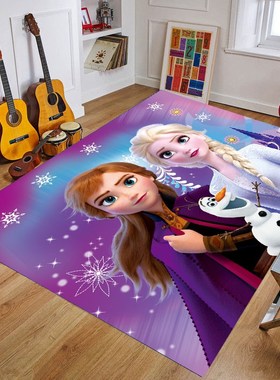 Frozen Door Mat Kids Playmat Cartoon Anna Elsa Mat Cute Kitc