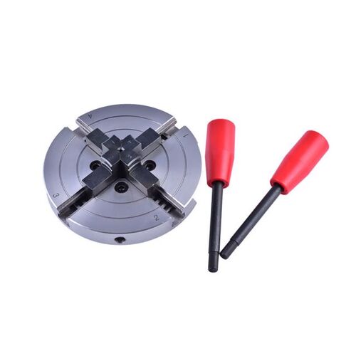 CK-6A Wood Rotary Attachment 6 Inch 4-Jaw Single Action Chuc