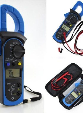 ST-201 Digital Multimeter Auto Range Clamp Tester Meter DMM