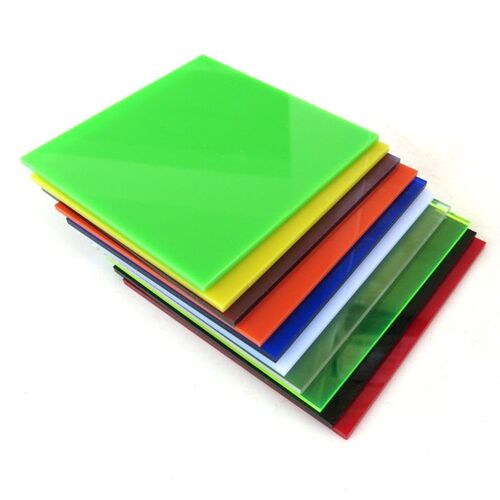 Black Acrylic Sheet Plate Plastic Plexiglass Panel 8*8cm DIY