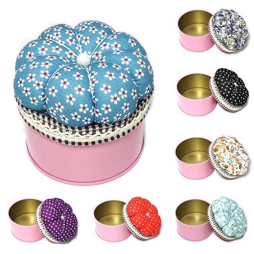 7 TypeMulti-Function Needle Pin Cushions Storage Box Pumpkin