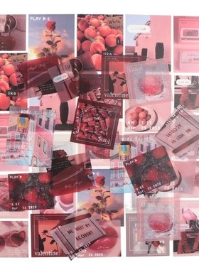 40Pcs/set Photo Sky Decor Sticker Scrapbooking DIY Diary Alb