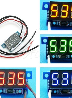 1Pc Mini LED 0-999mA DC 4-30V Digital Panel Ammeter Amp Ampe