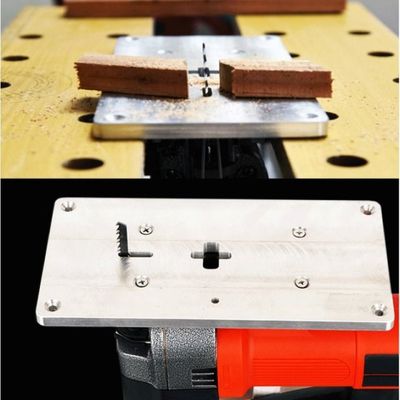 Aluminum Plunge Router Table Insert Plate Small Size Multifu