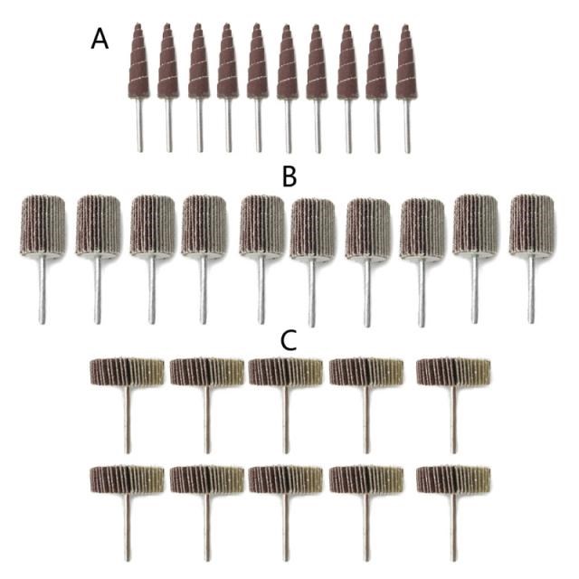 10pcs Grit Scouring Cloth Impeller Grinding Sandpaper Flap G