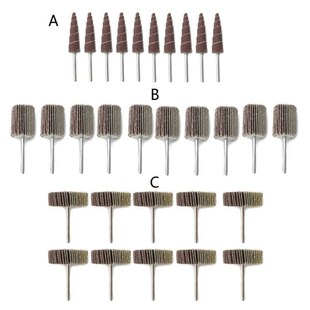 Cloth 10pcs Scouring Sandpaper Flap Grinding Grit Impeller