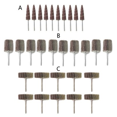 10pcs Grit Scouring Cloth Impeller Grinding Sandpaper Flap G