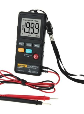 AN301 Mini Digital Multimeter 1999 Counts Portable AC DC Vol