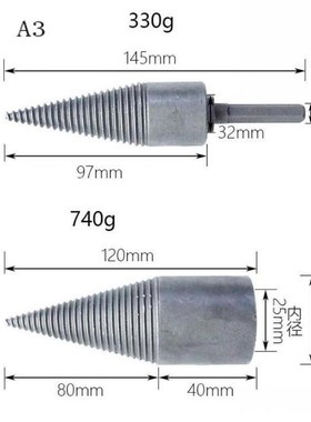 Small Type Splitting Bit  Wood Splitting Rural Safe Wood