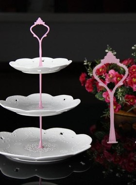 1 Set 2 Or 3 Tier Cake Plate Stand(Plate Not Include) Handle