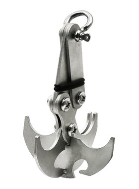 Stainless Steel  Folding Gravity Grab Hook Outdoor Rock Clim