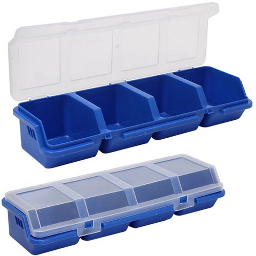 ToolBox Parts Storage Box Plastic Compartment With Cover Har