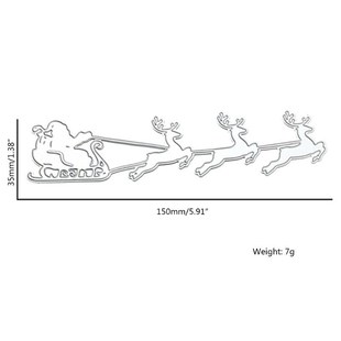 Merry Christmas DIY Metal Cutting Dies Stencil Scrapbooking