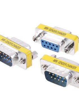 New DB9 D-Sub 9pin / 25pin Connectors Mini Gender Changer Ad