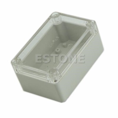 Plastic Waterproof Cover Clear Electronic Project Box Enclos