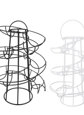 Deluxe Modern Spiraling Dispenser Rack - Chrome Plated Frees