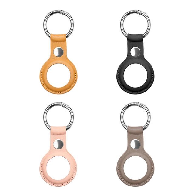 Apple Airtags Leather Protective Case Apple Bluetooth-compat