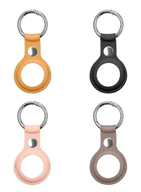 Apple Airtags Leather Protective Case Apple Bluetooth-compat