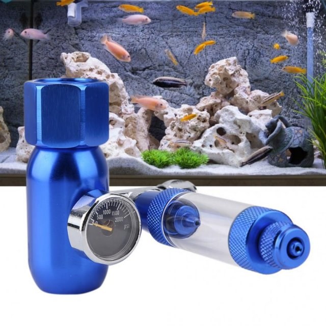 Aquarium CO2 Pressure Regulator Check Valve Gauge Bubble Cou
