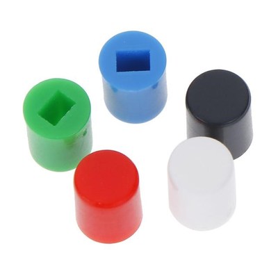 20Pcs Tactile Push Button Switch Cap 10mm Applies 6*7mm Self