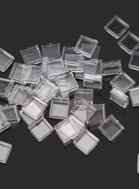 100Pcs Clear Plastic Pushbutton Switch Tact Button Cap Keyca