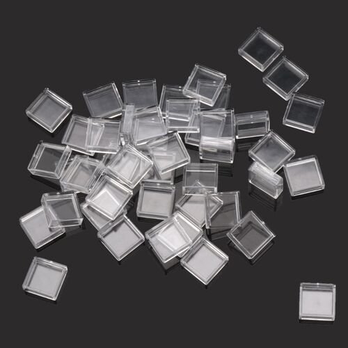 100Pcs Clear Plastic Pushbutton Switch Tact Button Cap Keyca