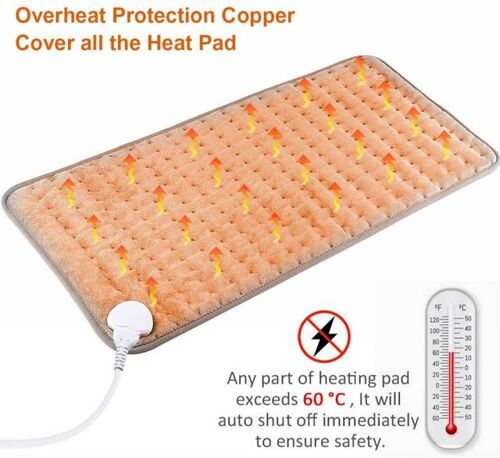 6 Level 120W Physiotherapy Electric Heating Pad Timer For Sh