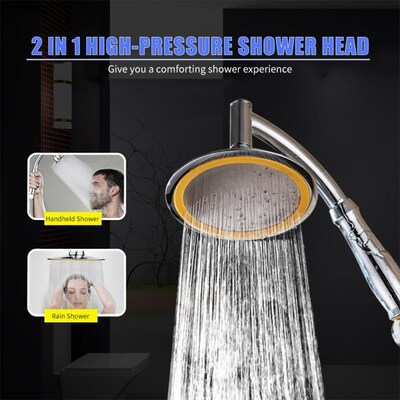 High Pressure Shower Heads 6 Inch Rain Handheld Showerhead G