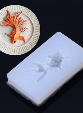 New Silicone 3D Goldfish Angel Octopus Esc Pendant Liquid Mo