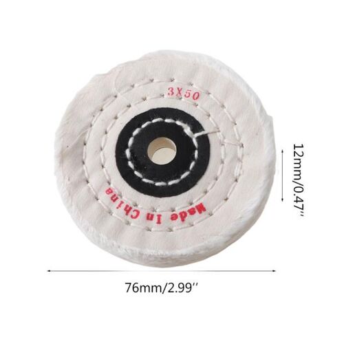 3'' Cloth Buffing Polishing Wheel Buffer Polish Jewelry Grin