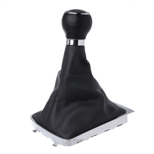 6 Speed Leather Car Manual Gear MT Shift Knob Gaitor Boot Fo