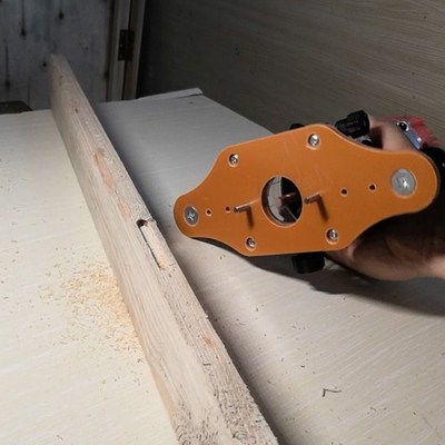 Trimming Machine Invisible Connector Hole Punch Locator For