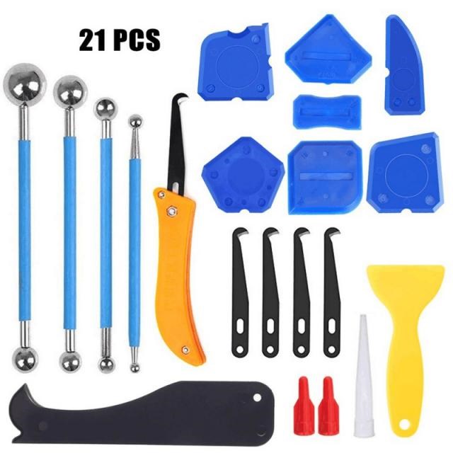 21Pcs/set Caulking Tool Tile Floor Joint Repair tool Ceramic