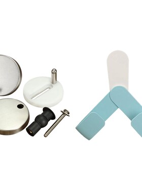 2Pcs New Sets Toilet Seat Screws with Self Adhesive Pot Lid