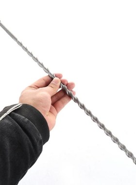 Round Shank Cross Four-blade Impact Drill Bit 460mm Length S