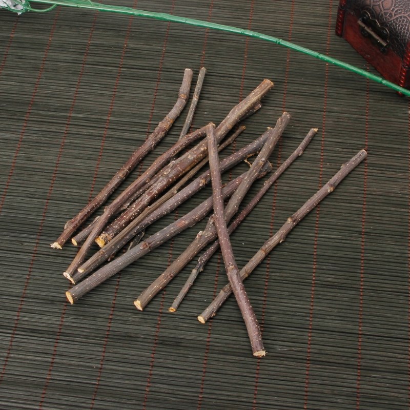 Natural Apple- Tree Branch-Toy 适用于 Pet Hamsters Teeth Mol