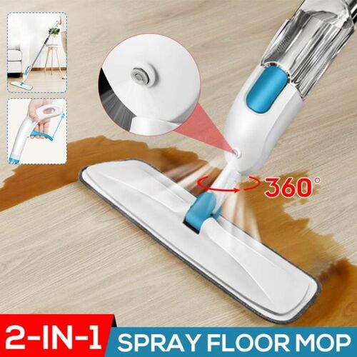 2 IN 1 New Magic Automatic Flat Mop 360° Rotation Spray Mop