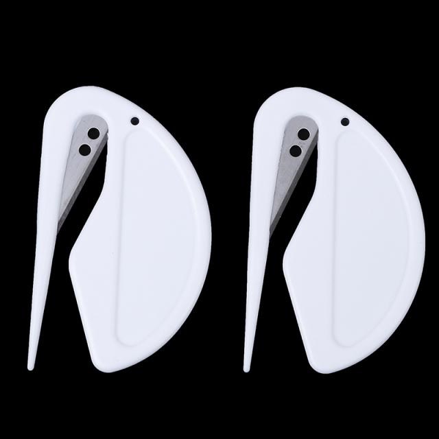 2pcs Plastic Letter Opener Mini Sharp Letter Mail Envelope O