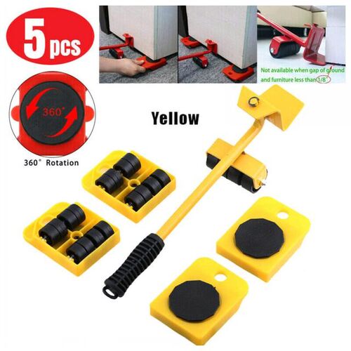 Home 5PCS Heavy Type Furniture Moving System Lifter Tool 4 S
