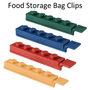 4Pcs/set Plastic Bag Sealer Snack Fresh Food Storage Bag Cli