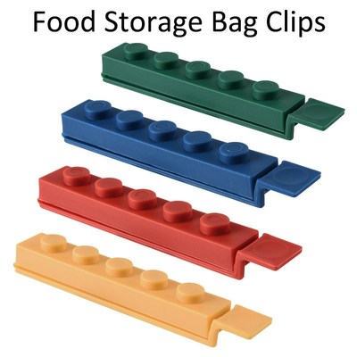 4Pcs/set Plastic Bag Sealer Snack Fresh Food Storage Bag Cli