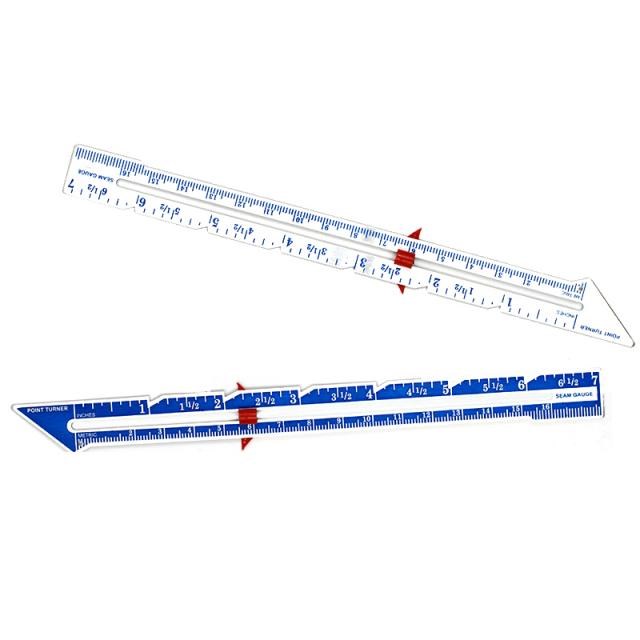 Manual patchwork ruler Aluminum seam allowance pointed edge
