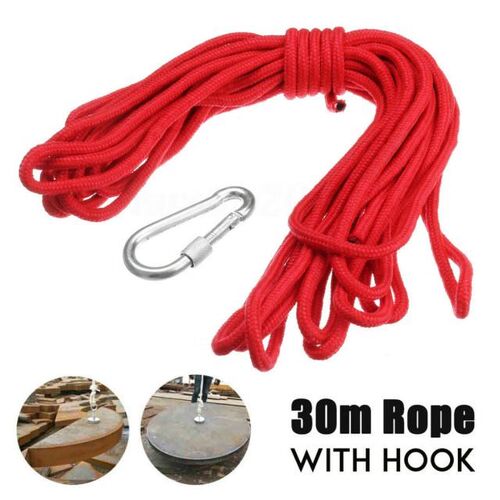 30M Magnetic Salvage Fishing Rope Tent Fixed Traction Rope C