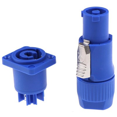 2Pcs/set Powercon Audio 3P Type A NAC3FCA+NAC3MPA-1 Chassis