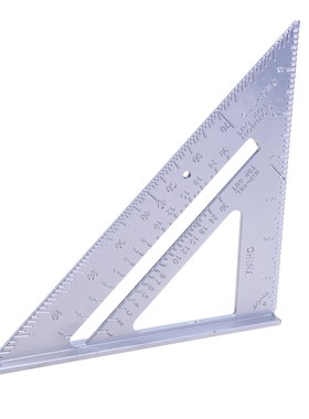7 Inch Aluminum Speed Square Triangle Angle Protractor Measu