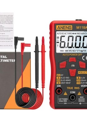 Digital Multimeter Tester 6000counts Auto Mmultimetro True R