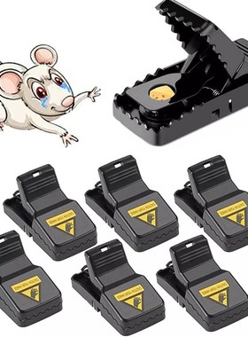 6pcs Reusable Plastic Mouse Trap Rat Mice Catching Rat Traps